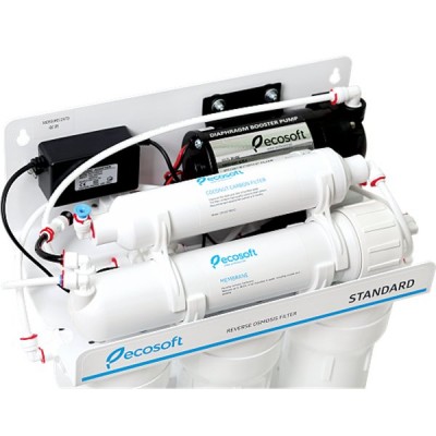 Система обратного осмоса Ecosoft Standart 5-50 с помпой MO550PECOSTD