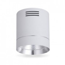Светильник LED накладной Feron AL542 COB 18W белый+серебро 1530Lm 4000K