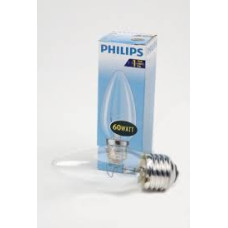 Лампа свеча PHILIPS Е27 60 Вт.