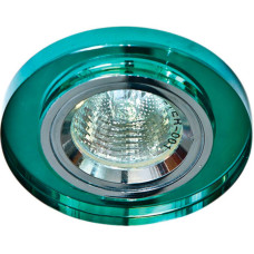 Светильник точечный Feron 8060-2/(CD3004) зеленый-серебро MR16 50W GR/SV