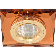 Светильник точечный Feron 8150-2/(CD272) коричневый-золото MR16 50W BR/GD