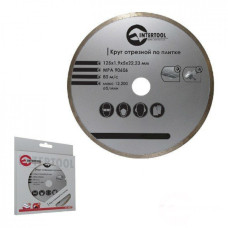 Диск алмазный отрезной Intertool 115х22мм (Плитка)