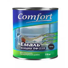 Эмаль алкидная Comfort ПФ-115 (черная) 2,8кг