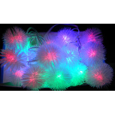 Гирлянда светодиодная LED30 пушистики 5м multi