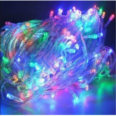 Гирлянда светодиодная LED100 прозрачная 5м multi
