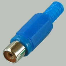 Гнездо RCA синий 1212