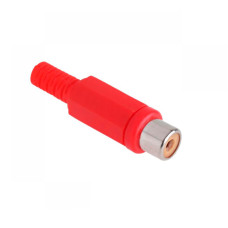Гнездо RCA красный 1207