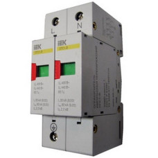 Ограничитель импульсного перенапряжения ОПС1-C 2P In=5kA Un=230B Im=10kA ИЭК