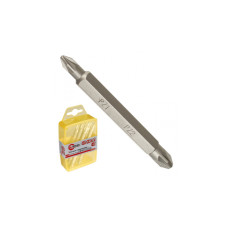 Бита 75мм х 1/4" двухстороняя (SL3/SL4) Intertool