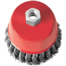 Щетка чашечная 65 мм, для УШМ, М14 (пучки витой проволоки) INTERTOOL