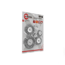 Набор щеток проволочных для дрели 5шт, 1/4" INTERTOOL