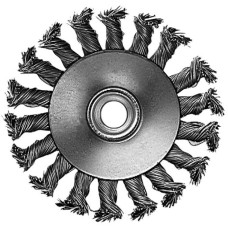 Щетка кольцевая 150x22,2 мм (пучки витой проволоки) INTERTOOL