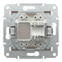 Розетка комп'ютерна бронза Schneider Asfora EPH4300169