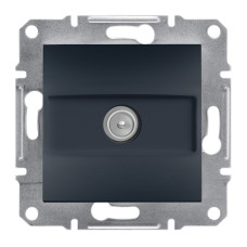 TV Розетка проходная 8db антрацит Schneider Asfora EPH3200371