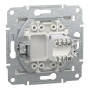 Розетка комп'ютерна біла без рамки Schneider Asfora EPH4370121