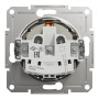 Розетка з кришкою з заземленням бронза Schneider Asfora EPH3100169