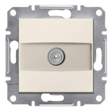 TV Розетка конечная крем без рамки Schneider Asfora EPH3270123