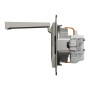 Розетка з кришкою з заземленням бронза Schneider Asfora EPH3100169
