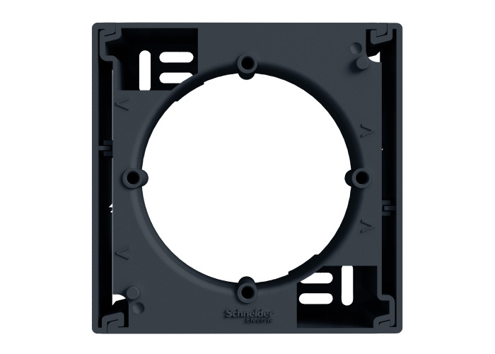 Коробка для зовнішнього монтажу антрацит Schneider Asfora EPH6100171