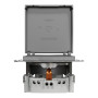Розетка з кришкою з заземленням антрацит Schneider Asfora EPH3100171