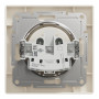 Розетка без заземлення крем Schneider Asfora EPH3000123