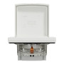 Розетка з заземленням з захисними шторками біла IP44 Schneider Asfora EPH3100321