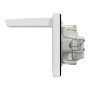 Розетка з заземленням з захисними шторками біла IP44 Schneider Asfora EPH3100321