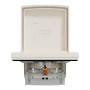 Розетка з заземленням з захисними шторками крем IP44 Schneider Asfora EPH3100323