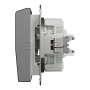 Карточный выключатель механический антрацит Schneider Аsfora EPH6200171