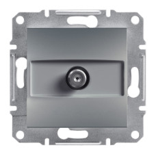 SAT Розетка конечная сталь Schneider Asfora EPH3700162