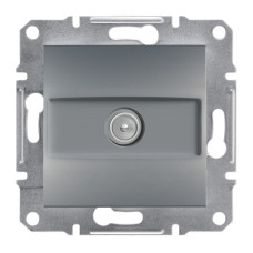 TV Розетка конечная сталь Schneider Asfora EPH3200162