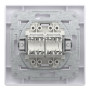 Розетка комп'ютерна подвійна RJ45 кат.6 UTP біла Schneider Asfora EPH4800121