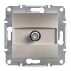 SAT Розетка конечная бронза Schneider Asfora EPH3700169