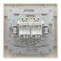 Розетка комп'ютерна подвійна RJ45 кат.6 UTP крем Schneider Asfora EPH4800123