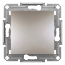 Выключатель двухполюсный самозажимный SCHNEIDER ASFORA бронза EPH0200169