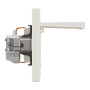 Розетка з кришкою з заземленням крем Schneider Asfora EPH3100123