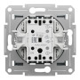 Выключатель одноклавишный SCHNEIDER ASFORA алюминий EPH0100161