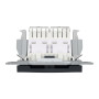 Розетка комп'ютерна подвійна RJ45 кат.6 UTP антрацит Schneider Asfora EPH4800171