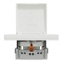 Розетка з кришкою з заземленням крем Schneider Asfora EPH3100123