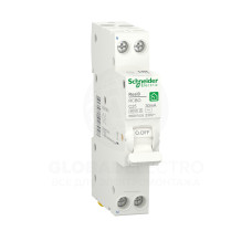 Диф. автомат Schneider RESI9 6KA 1M 1P+N 25A C 30MA АC