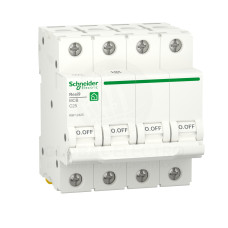 Автоматический выключатель RESI9 Schneider Electric 25 A, 4P, С, 6Kа