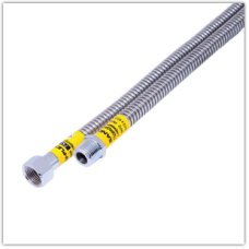Подводка Газ из нерж. стали d12 1/2"х1/2" ВВ 150 см