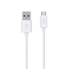 Шнур USB А - miсro USB Samsung 1м белый long pin