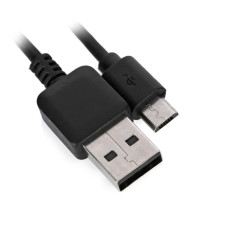 Шнур USB А - miсro USB Samsung 1м черный long pin