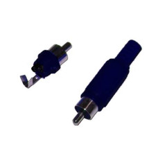 Штекер RCA синий 1206