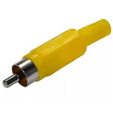 Штекер RCA желтый 1205