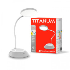 Lеd лампа настольная TITANUM TLTF-022G 7W 3000-6500K USB серая