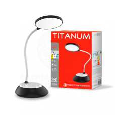 Lеd лампа настольная TITANUM TLTF-022B 7W 3000-6500K USB черная