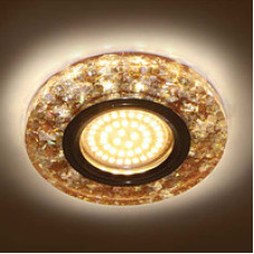 Светильник Feron 8585-2 коричневый с LED подсветкой
